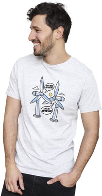 GPGARMENTSS Printed Men Round Neck Multicolor T-Shirt