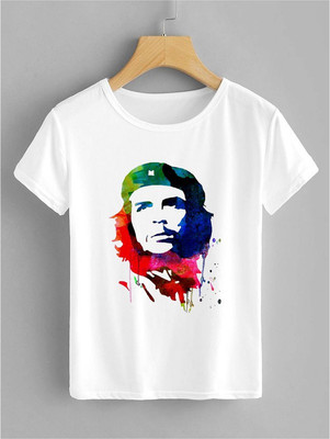HamsaMART Printed Men Round Neck White T-Shirt