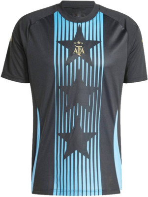 YUTU Printed Men Round Neck Grey, Blue T-Shirt