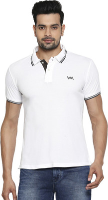 84% OFF on LAWMAN Solid Men Polo Neck White T-Shirt 84% OFF on LAWMAN Solid Men Polo Neck White T-Shirt