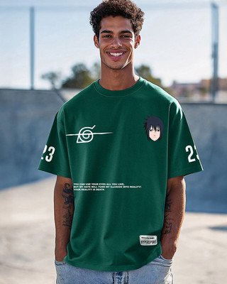 BEWAKOOF Graphic Print Men Round Neck Green T-Shirt