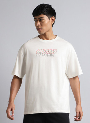Cult Graphic Print Men Round Neck White T-Shirt