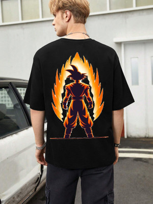 BubbleTwistt Typography Men Round Neck Black T-Shirt