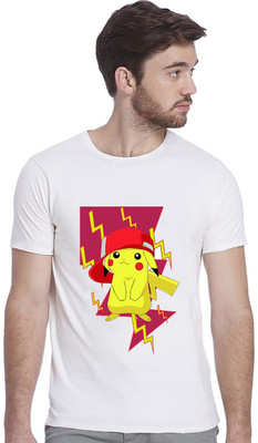 Epic Prints Printed Men Round Neck White T-Shirt