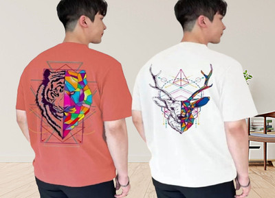 xpecto style Printed, Graphic Print Men Round Neck White T-Shirt