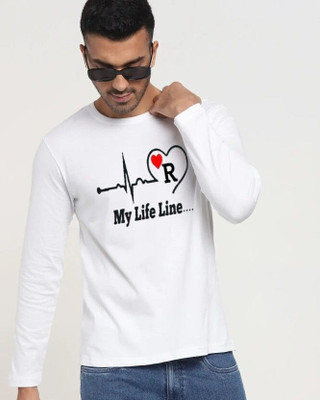 GPGARMENTSS Printed Men Round Neck Silver T-Shirt