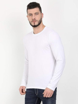 chand enterprises Printed Men Round Neck White T-Shirt