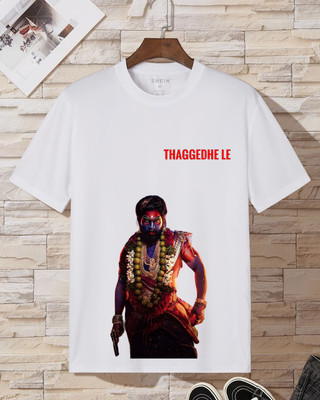 Deccan Store Printed, Typography Men Round Neck White T-Shirt