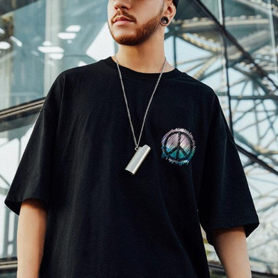 the emperor Graphic Print Men Round Neck Black T-Shirt