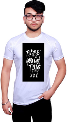 KRYONIX Printed Men Round Neck Multicolor T-Shirt