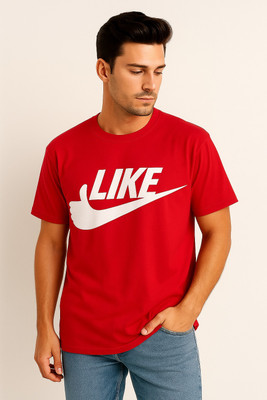 SHEEVENTERPRISE Graphic Print Men Round Neck Red T-Shirt