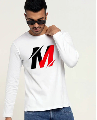 PARA HILLS Printed Men Round Neck White T-Shirt