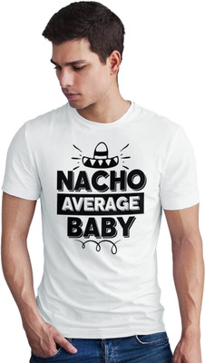 Seek Buy Love Printed Men Round Neck White T-Shirt