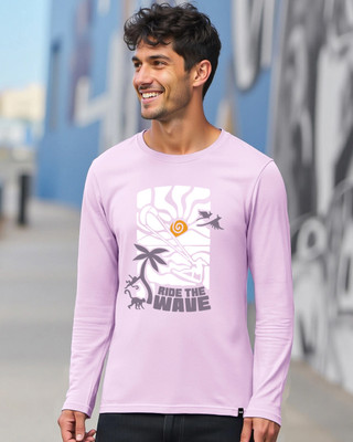 BEWAKOOF Graphic Print Men Round Neck Purple T-Shirt