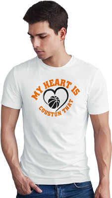 Seek Buy Love Typography Men Round Neck White T-Shirt