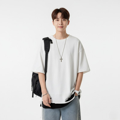 MAD MAK Solid Men Round Neck White T-Shirt