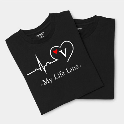 GP GARMENTS Printed, Typography Men Round Neck Black T-Shirt