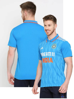 yclothy Printed Men Polo Neck Multicolor T-Shirt