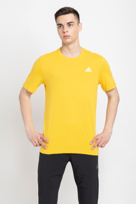 ADIDAS Printed Men Crew Neck Gold T Shirt On Flipkart For Rs. 1403