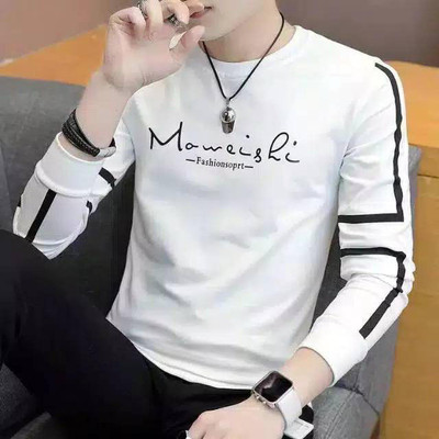 Mozzby Lifestyle Typography Men Round Neck White, Black T-Shirt
