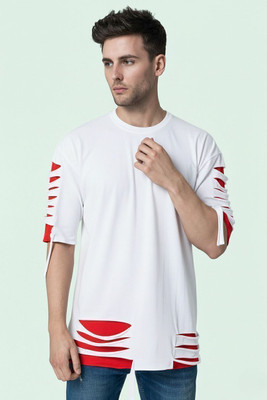 A2R FASHION Solid Men Round Neck White T-Shirt