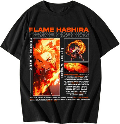FURRR Printed Men Round Neck Black T-Shirt