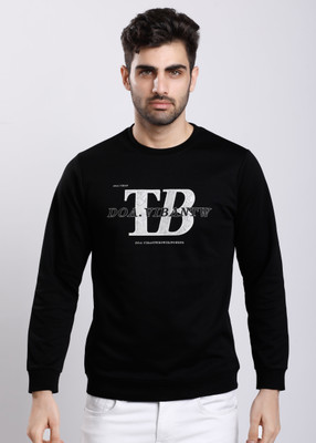 HIGHTRIBE Printed Men Round Neck Blue T-Shirt