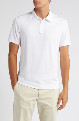Philia Fab Solid Men Polo Neck White T-Shirt