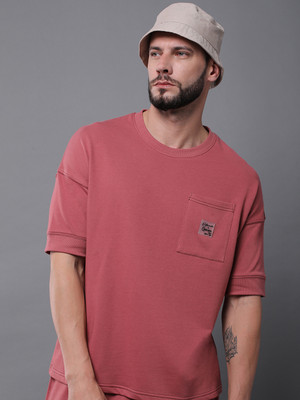 DIFFERENCE OF OPINION Printed Men Round Neck Multicolor T-Shirt