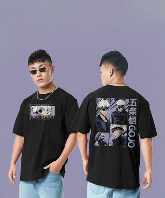 CLOFLIX Printed Men Round Neck Black T-Shirt