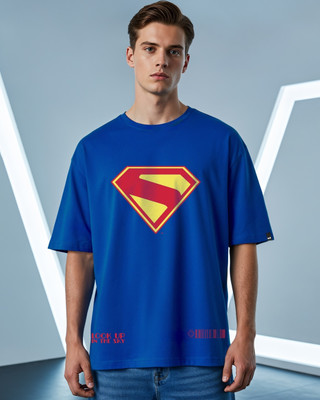 BEWAKOOF Graphic Print Men Round Neck Blue T-Shirt