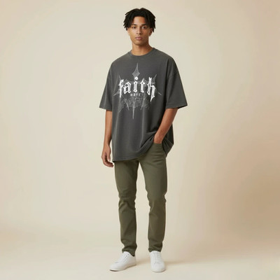 TheInfiniteWear Graphic Print Men Crew Neck Grey T-Shirt