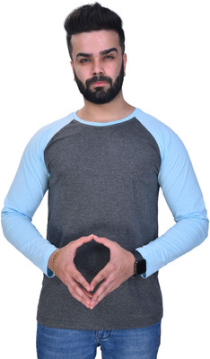 BIANCISTELLE Self Design Men Round Neck Multicolor T-Shirt