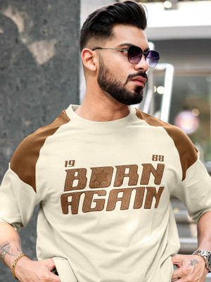 MANIAC Printed Men Round Neck Multicolor T-Shirt