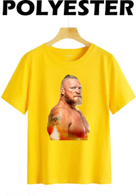 Deccan Store Printed Men Round Neck Yellow T-Shirt