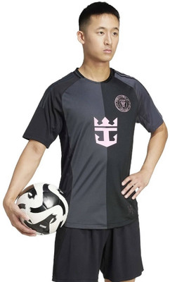 PRASEL Printed Men V Neck Black T-Shirt