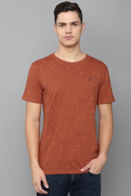 LOUIS PHILIPPE Solid Men Round Neck Red T-Shirt