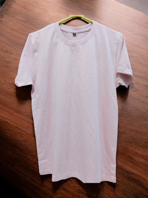 Vaman Design Colorblock Men Round Neck Reversible Pink T-Shirt