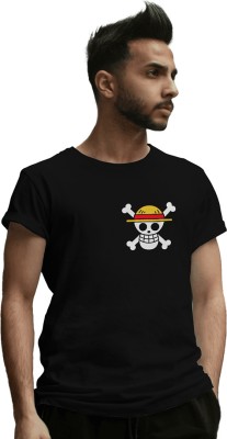 GoofKart Printed Men Round Neck Black T-Shirt