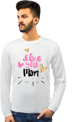 MITHUN Typography Men Round Neck White T-Shirt