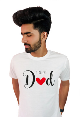 MITHUN Typography Men Round Neck White T-Shirt