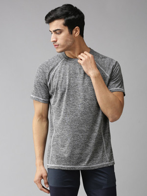 EPPE Solid Men Round Neck Grey T-Shirt