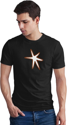 Seek Buy Love Printed Men Round Neck Black T-Shirt