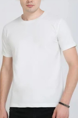 ashishprinting Printed Men Round Neck White T-Shirt