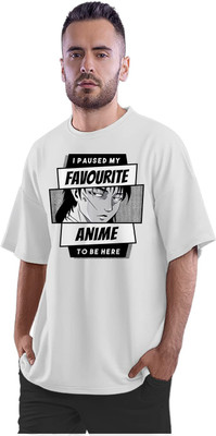 Trendy Samples Printed Men Round Neck White T-Shirt