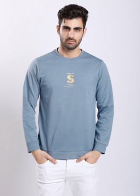 HIGHTRIBE Printed Men Polo Neck Grey T-Shirt