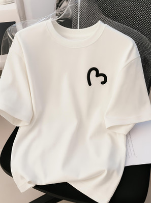 Fab Fashion Studio Graphic Print Men Round Neck White T-Shirt