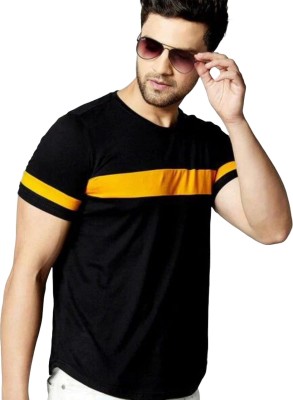 TUKAT Printed Men Round Neck Black T-Shirt