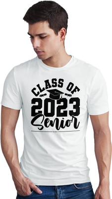 Seek Buy Love Printed Men Round Neck White T-Shirt
