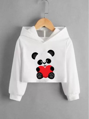 fashionbites Printed Women Hooded Neck White T-Shirt